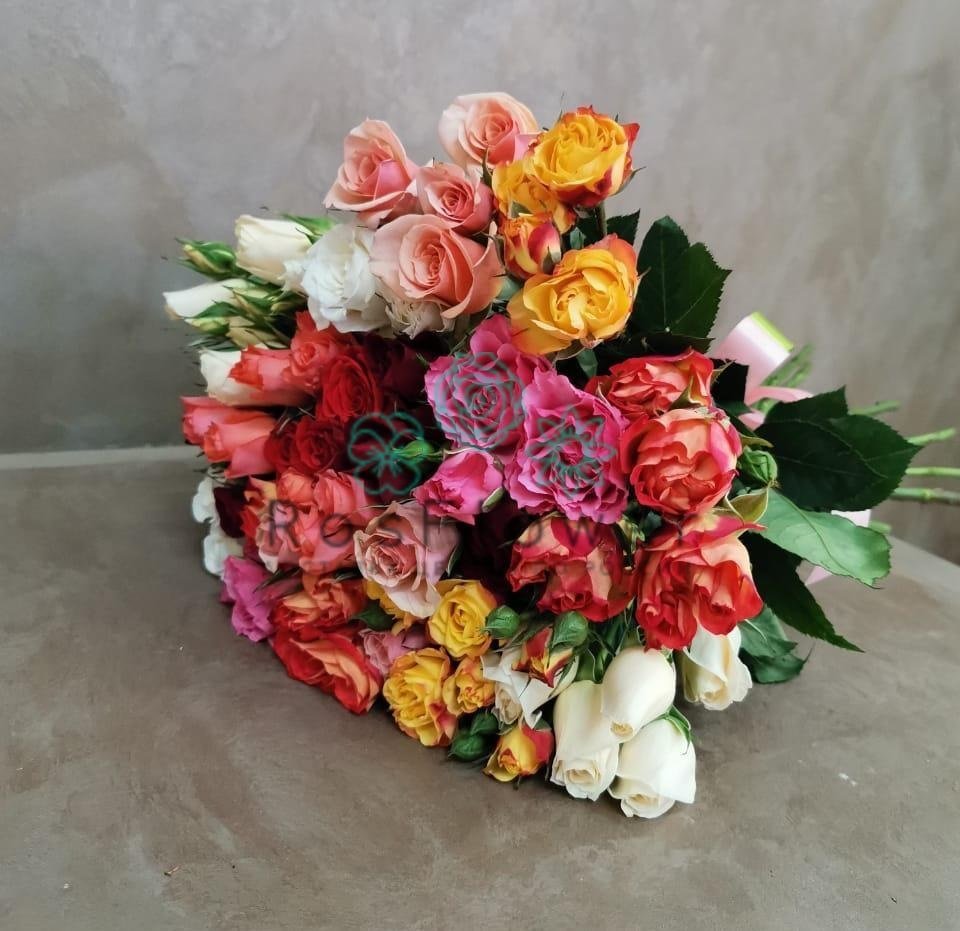 Букет цветов из: Розы в Гусевский