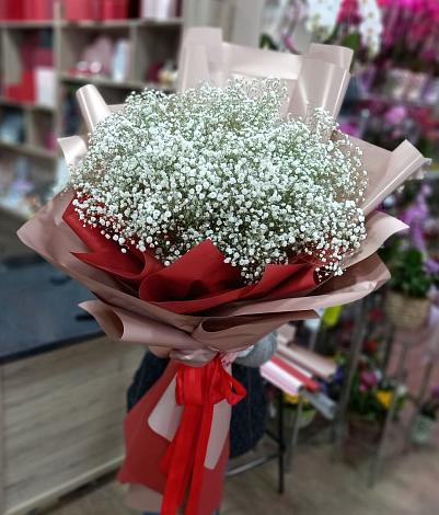 Букет цветов из: Гипсофила в Гусевский