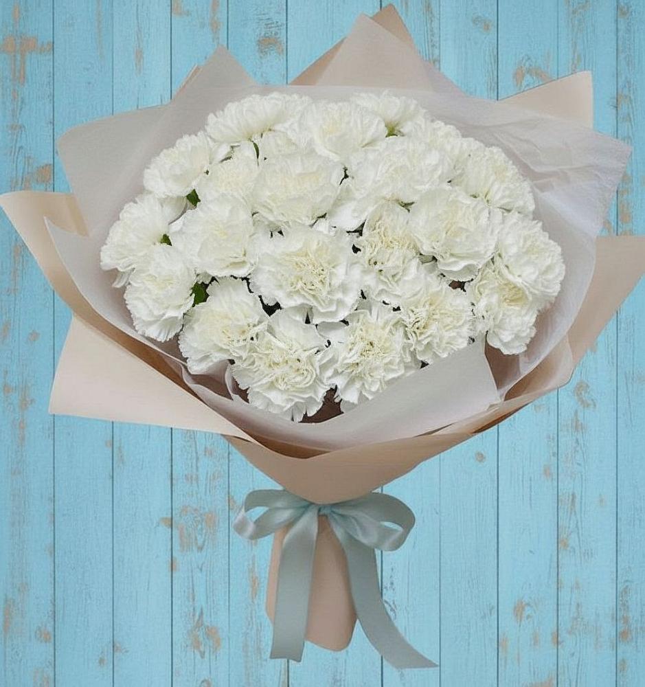 Букет цветов из: Гвоздики в Гусевский