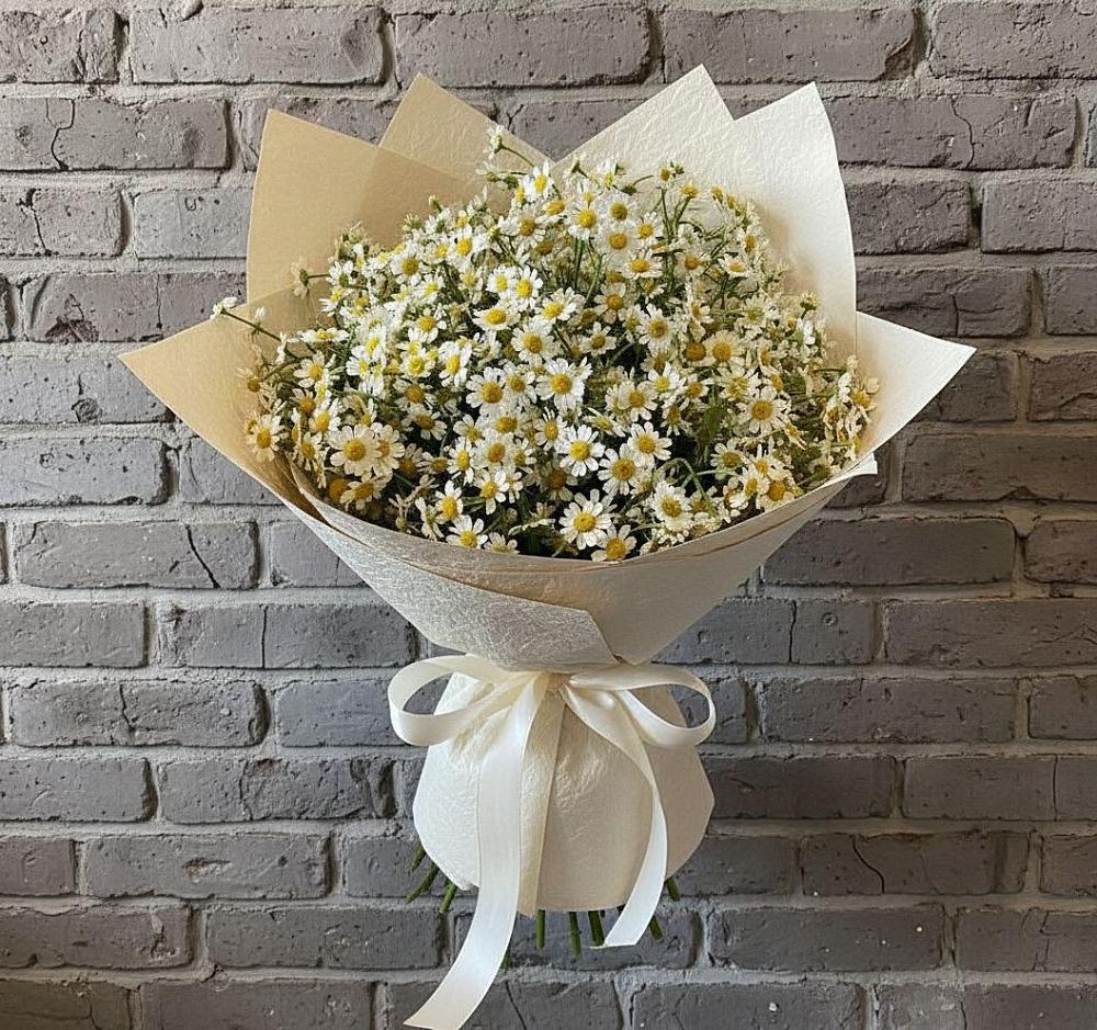 Букет цветов из: Ромашки в Гусевский