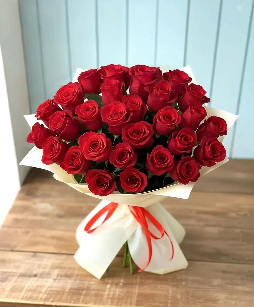 Букет 29 Красных роз в Гусевский