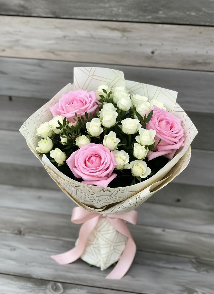 Букет цветов из: Розы в Гусевский