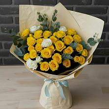Букет цветов из:  Розы в Гусевский