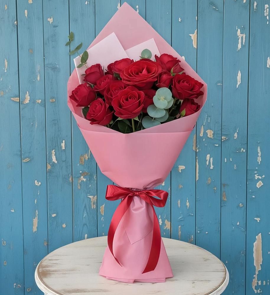 Букет цветов из: Розы в Гусевский