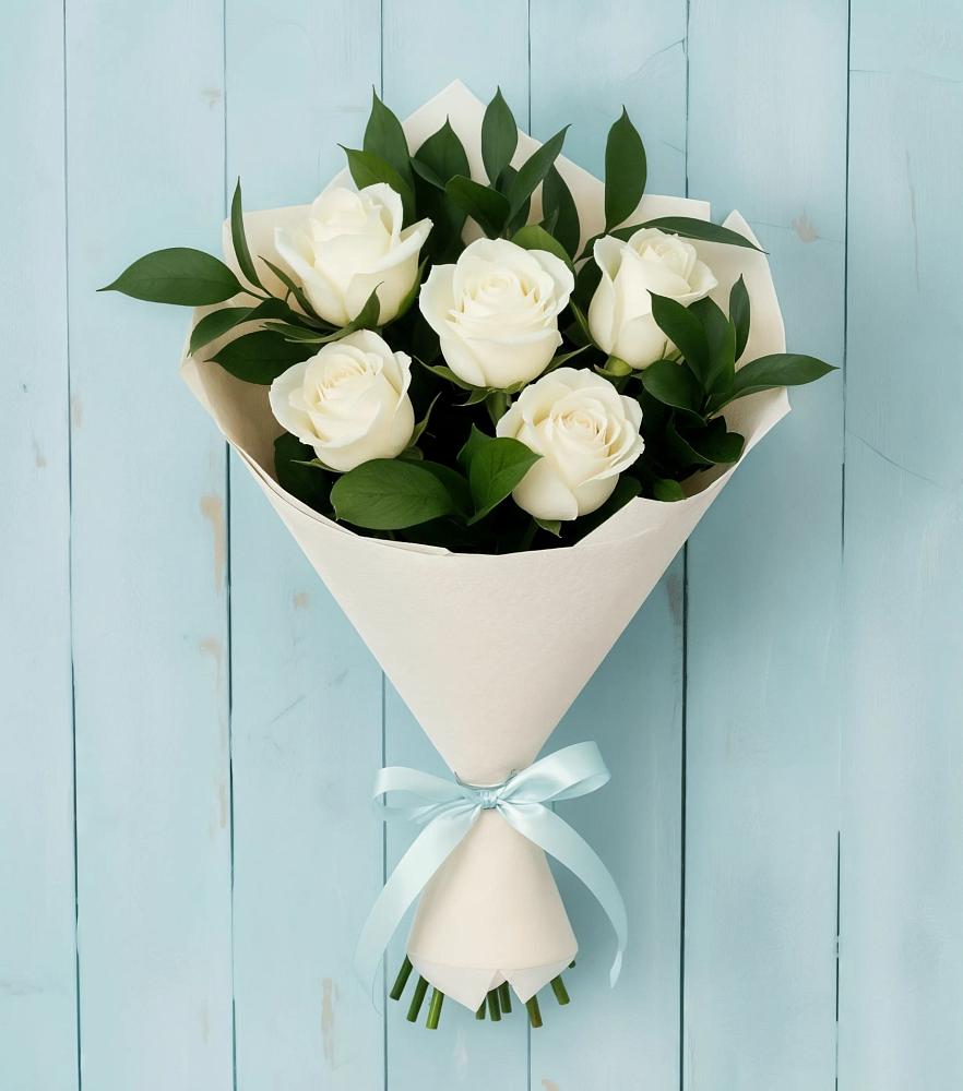 Букет цветов из: Розы в Гусевский