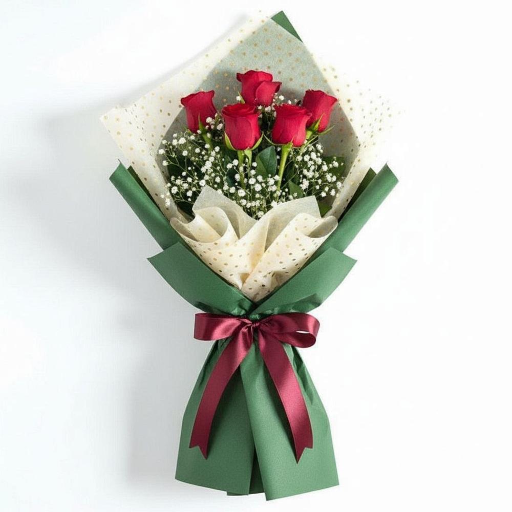 Букет цветов из: Розы в Гусевский