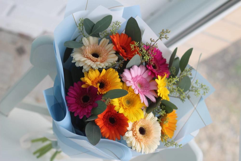 Букет цветов из: Герберы в Гусевский