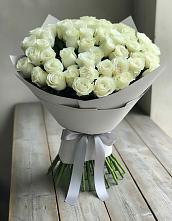Букет 35 Белых роз в Гусевский
