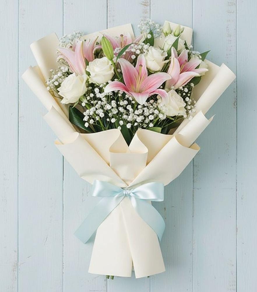 Букет цветов из: Лилии в Гусевский