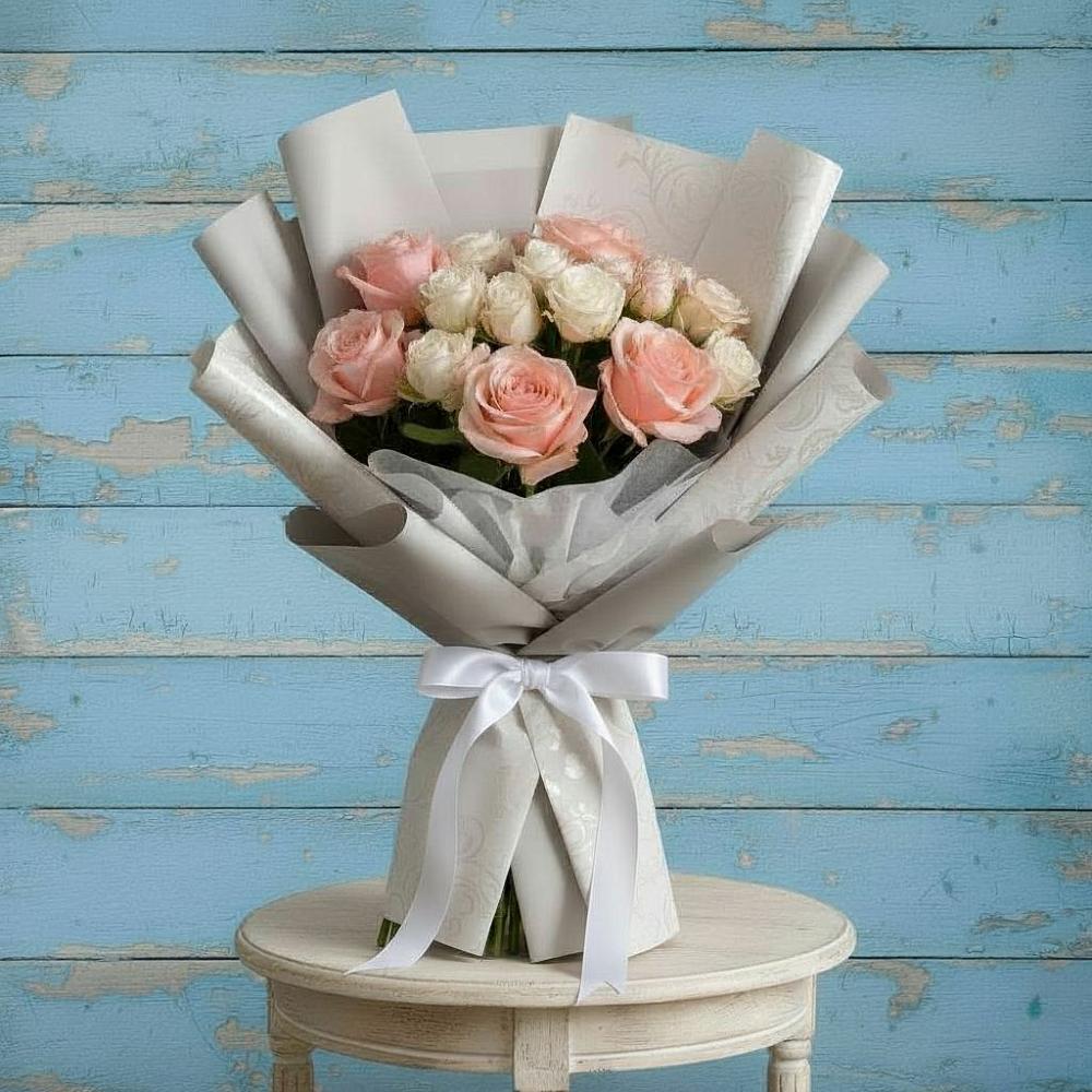 Букет цветов из: Розы в Гусевский