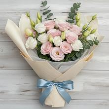 Букет цветов из:  Лизиантусы в Гусевский