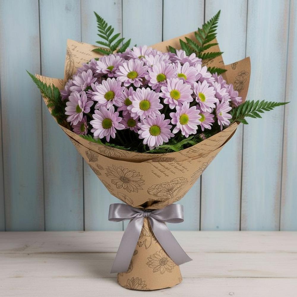Букет цветов из: Хризантемы в Гусевский