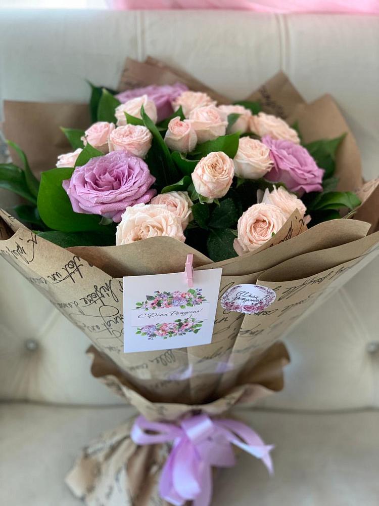 Букет цветов из: Розы в Гусевский