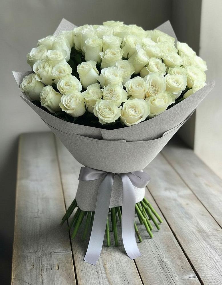 Букет 35 Белых роз в Гусевский