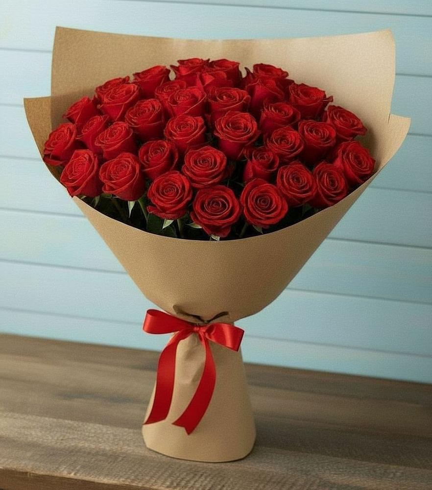 Букет Красные розы Милано в Гусевский