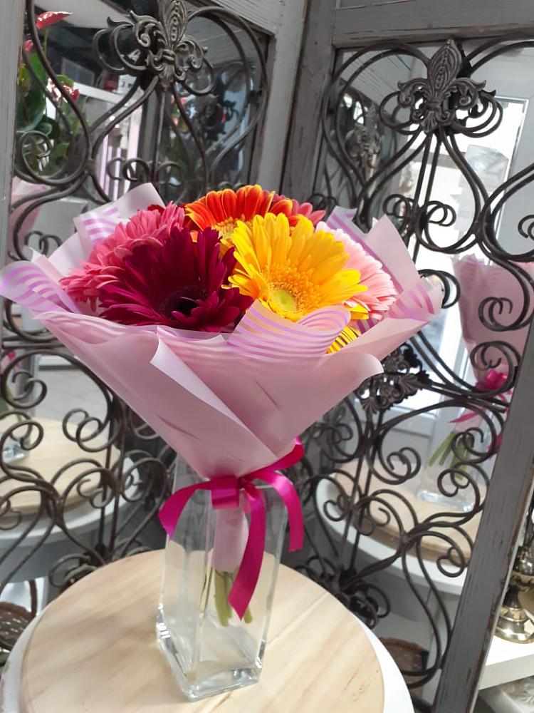 Букет цветов из: Герберы в Гусевский