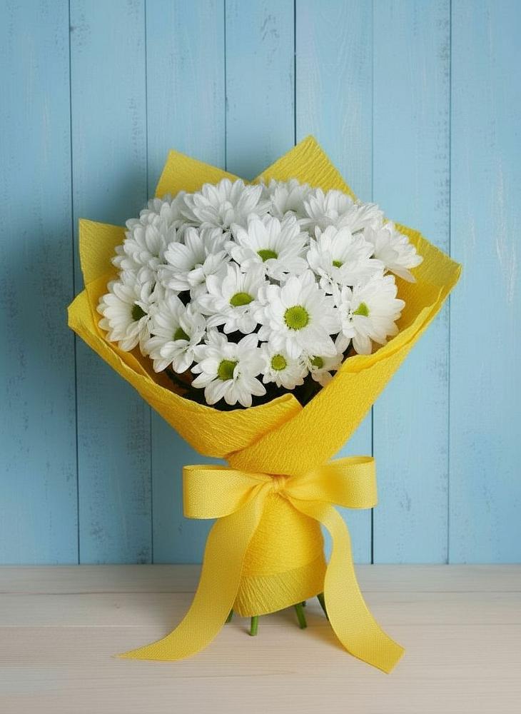 Букет цветов из: Хризантемы в Гусевский