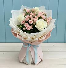 Букет цветов из:  Розы в Гусевский