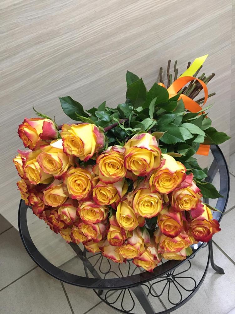 Букет Желтые розы в Гусевский