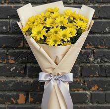 Букет цветов из:  Хризантемы #REPLACE_PRED# Гусевский