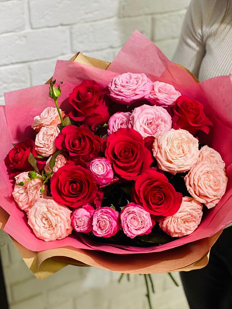 Букет цветов из: Розы в Гусевский