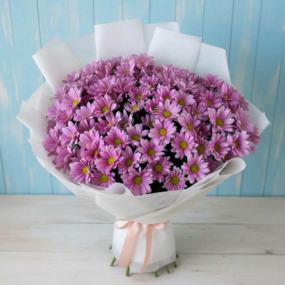 Букет цветов из: Хризантемы в Гусевский