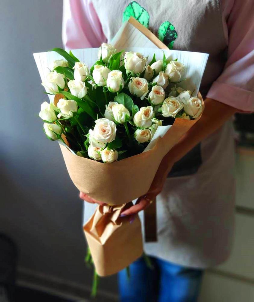 Букет цветов из: Розы в Гусевский
