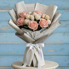 Букет цветов из:  Розы в Гусевский
