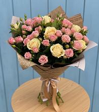 Букет цветов из:  Розы в Гусевский