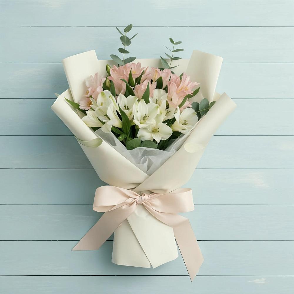 Букет цветов из: Альстромерии в Гусевский