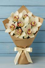 Букет цветов из:  Орхидеи и Розы в Гусевский